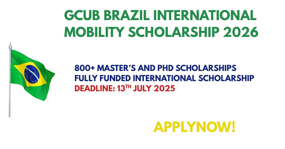 GCUB Brazil International Mobility Scholarship