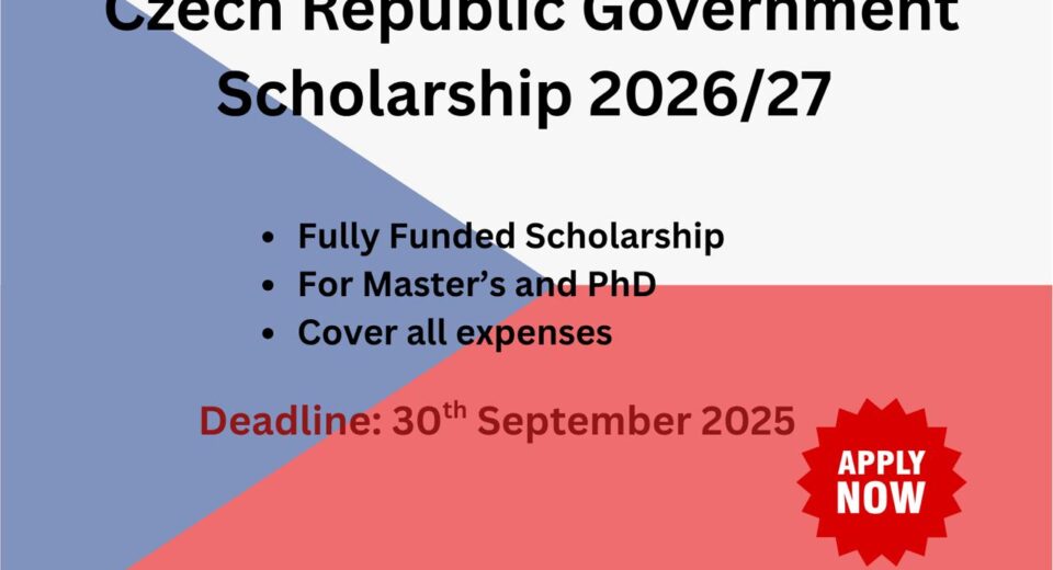 Czech Republic Government Scholarship