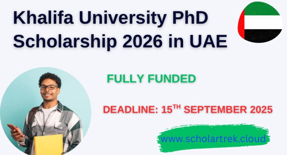 Khalifa University PhD Scholarship