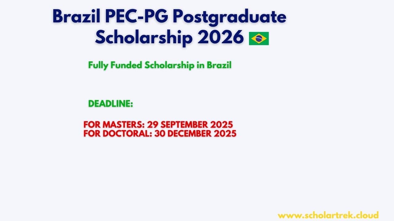 Brazil PEC-PG Postgraduate Scholarship