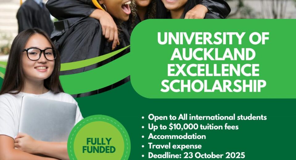 University of Auckland Excellence Scholarship