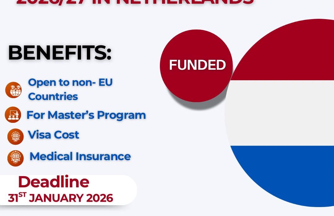 Radboud Scholarship 2026/27 in Netherlands