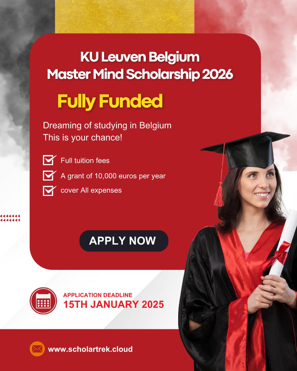 KU Leuven Master Mind Scholarship