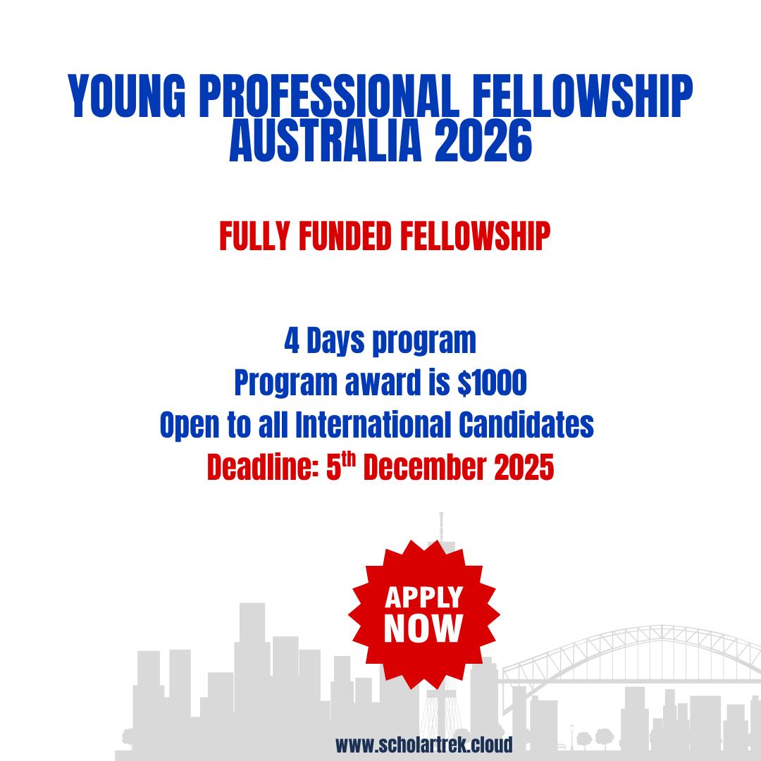 Young Professional Fellowship Australia 2026